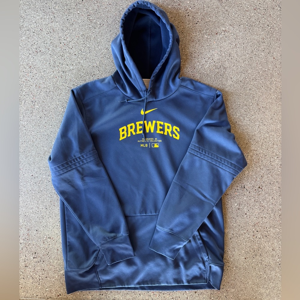 Nike Brewers Hoodie Blue
